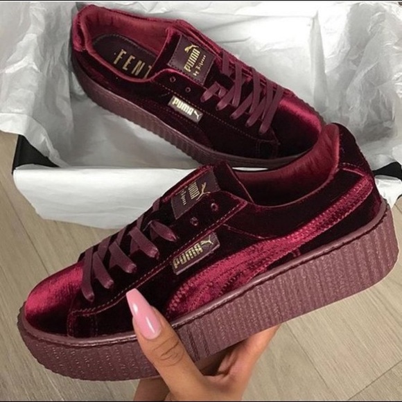 puma rihanna maroon